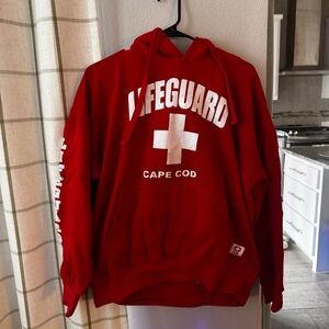 Lifeguard Cape Cod Red Hoodie